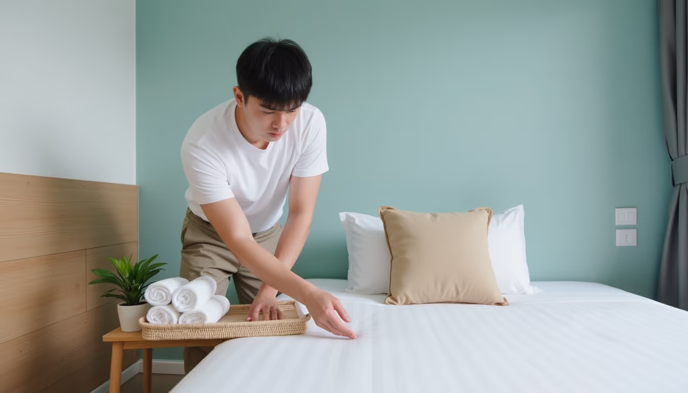 เจ้าของจัดเตรียมมุมต้อนรับและห้องคอนโดให้พร้อมรับแขกห้องแรก เริ่มต้นปล่อยเช่า Airbnb ให้มีคนจอง
