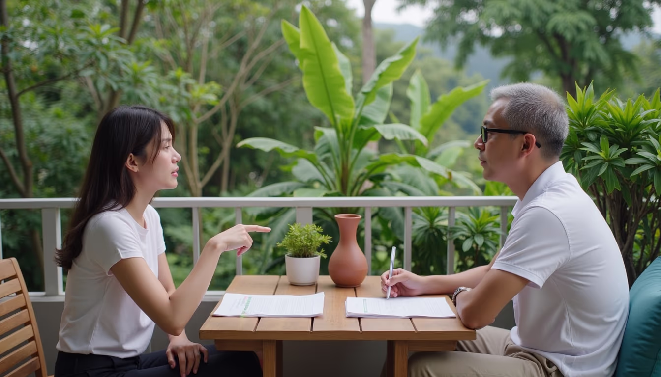 เจ้าของที่พักมือใหม่วางแผนเริ่มต้นใช้ OTA กับที่ปรึกษาที่ระเบียงสวน